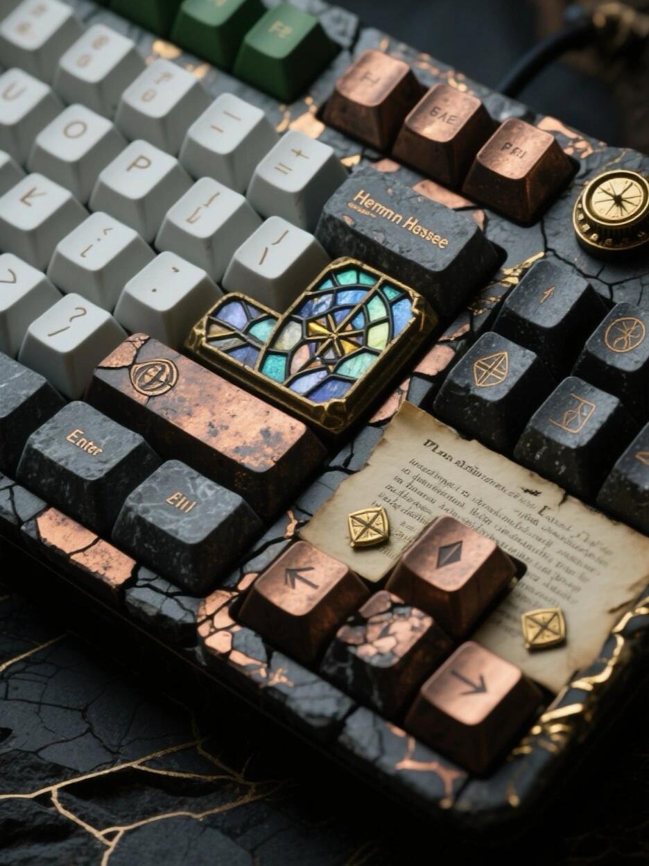 Dawenhao Series Hesse Keycaps: The Philosopher’s Key in the Wasteland
