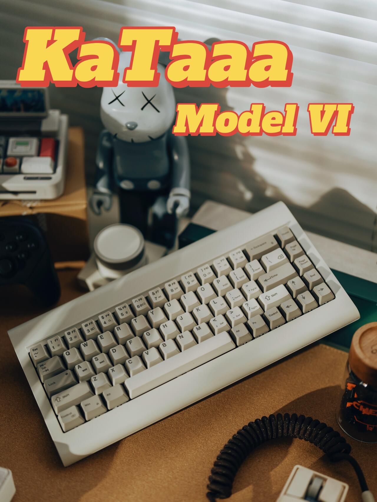 Kataa Model VI Retro Keyboard Unboxing: Affordable 199 Keycap Display & Desk Toy