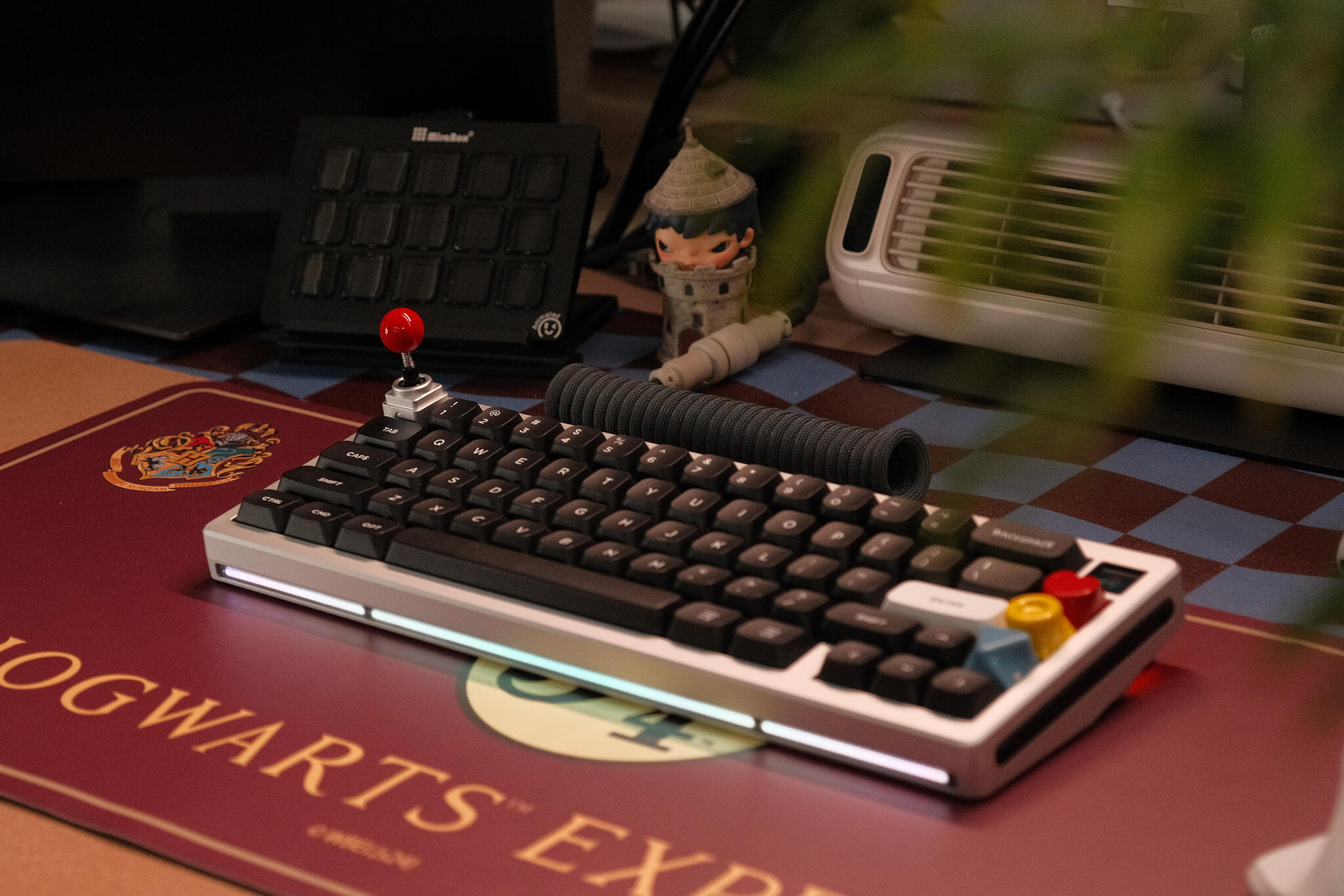 How the Anodized Silver Keyboard with Red Trackpoint Enhances My Work Mood