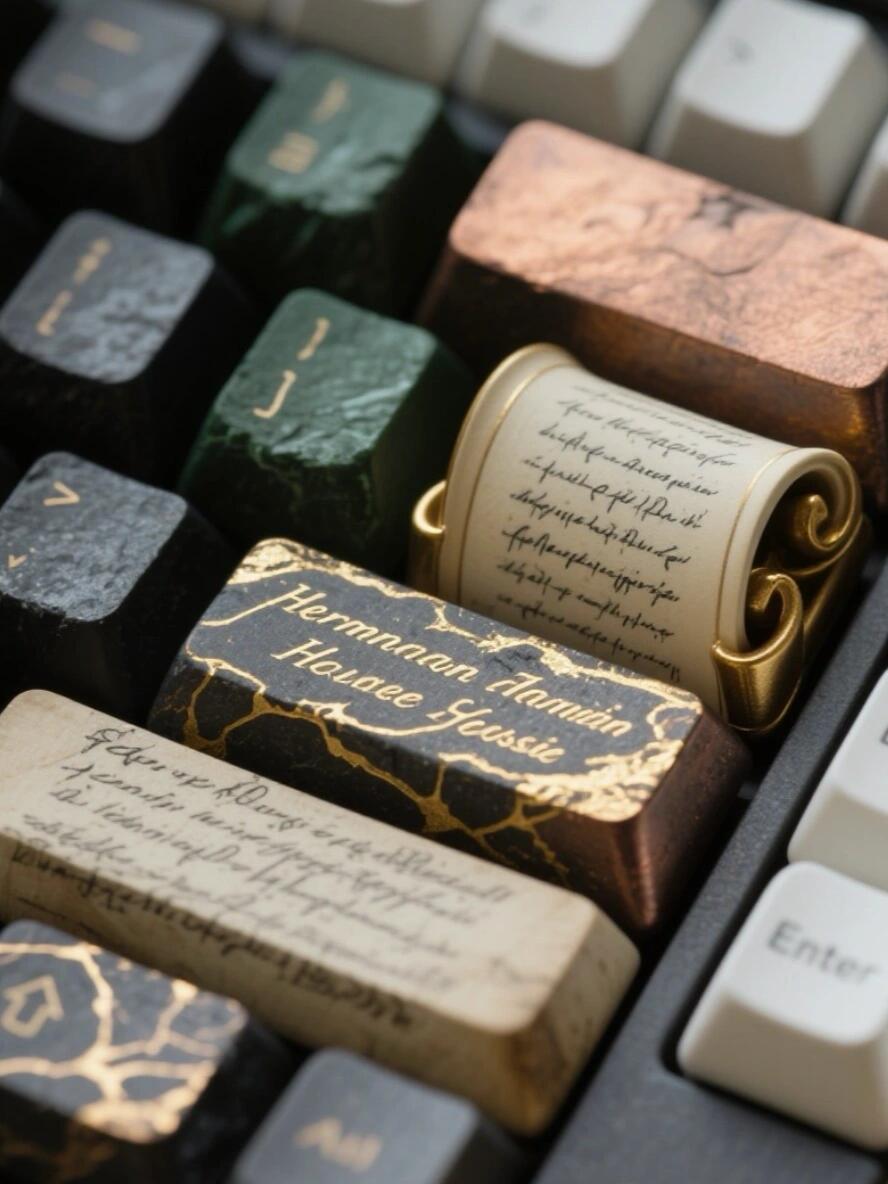 Dawenhao Series Hesse Keycaps: The Philosopher’s Key in the Wasteland
