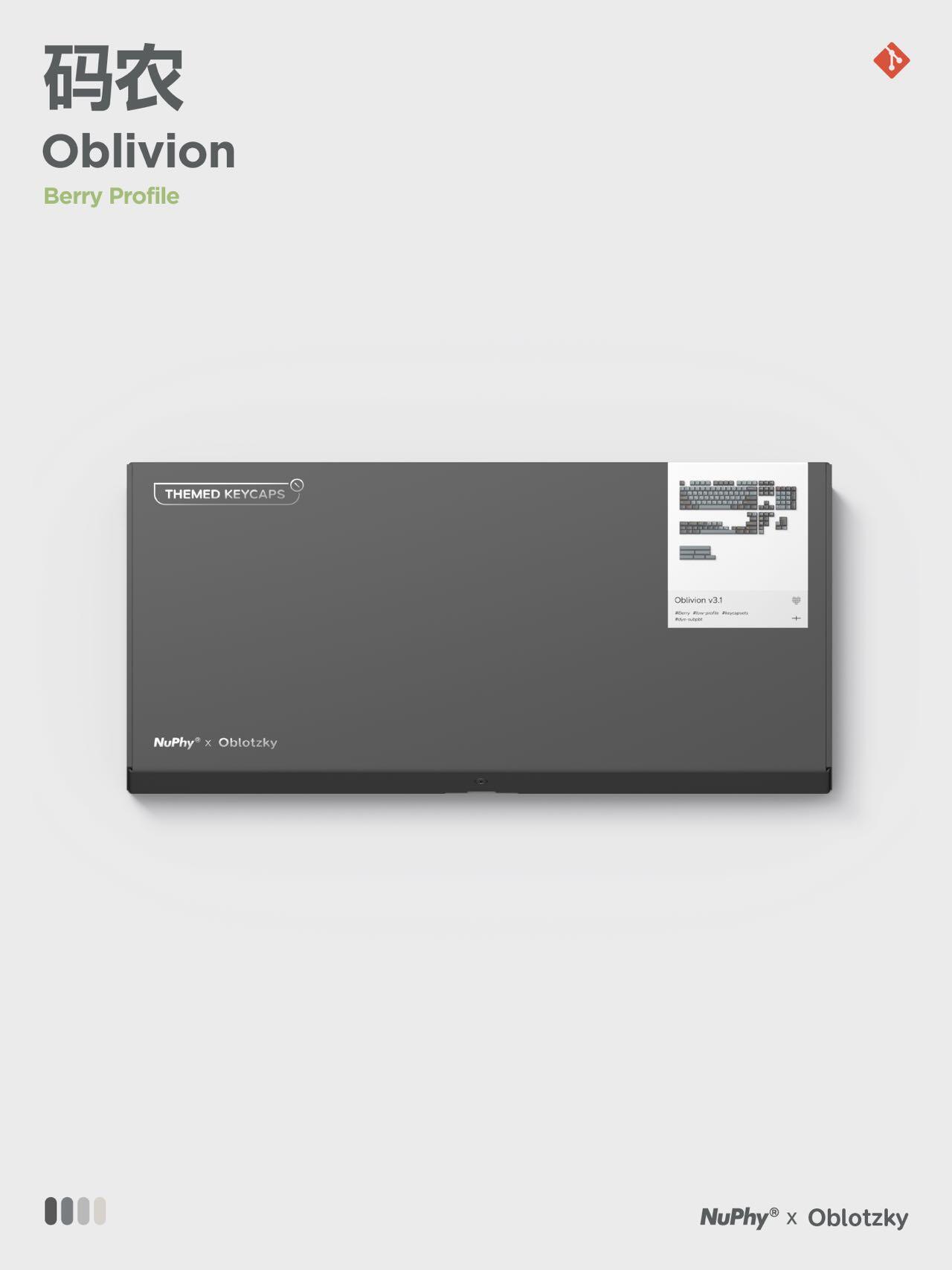 NuPhy Oblivion Programmer Keycaps Release – Official Berry Profile Set