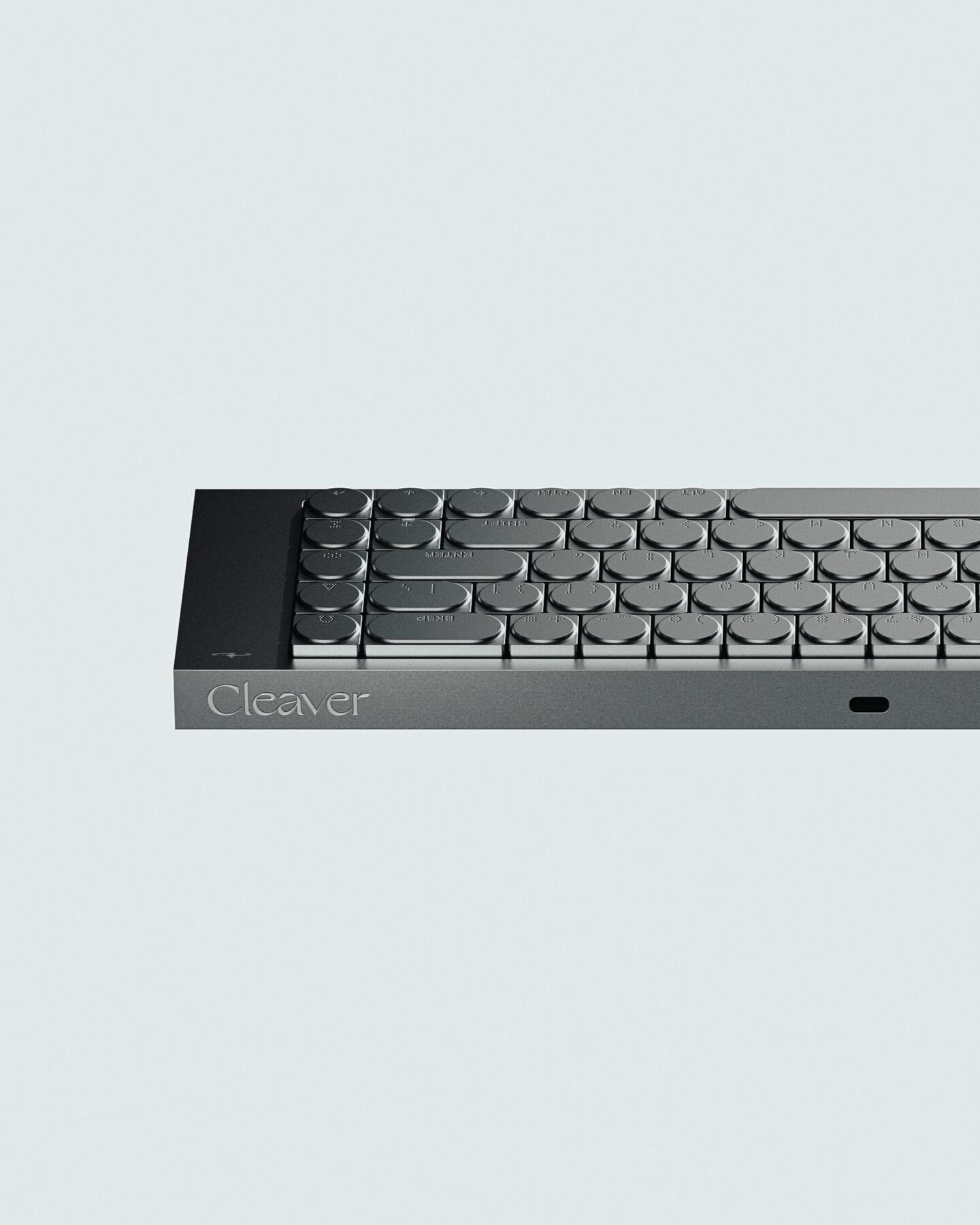 Cleaver Aluminum Mechanical Keyboard: Analog Magnetic Switches & Unibody Design